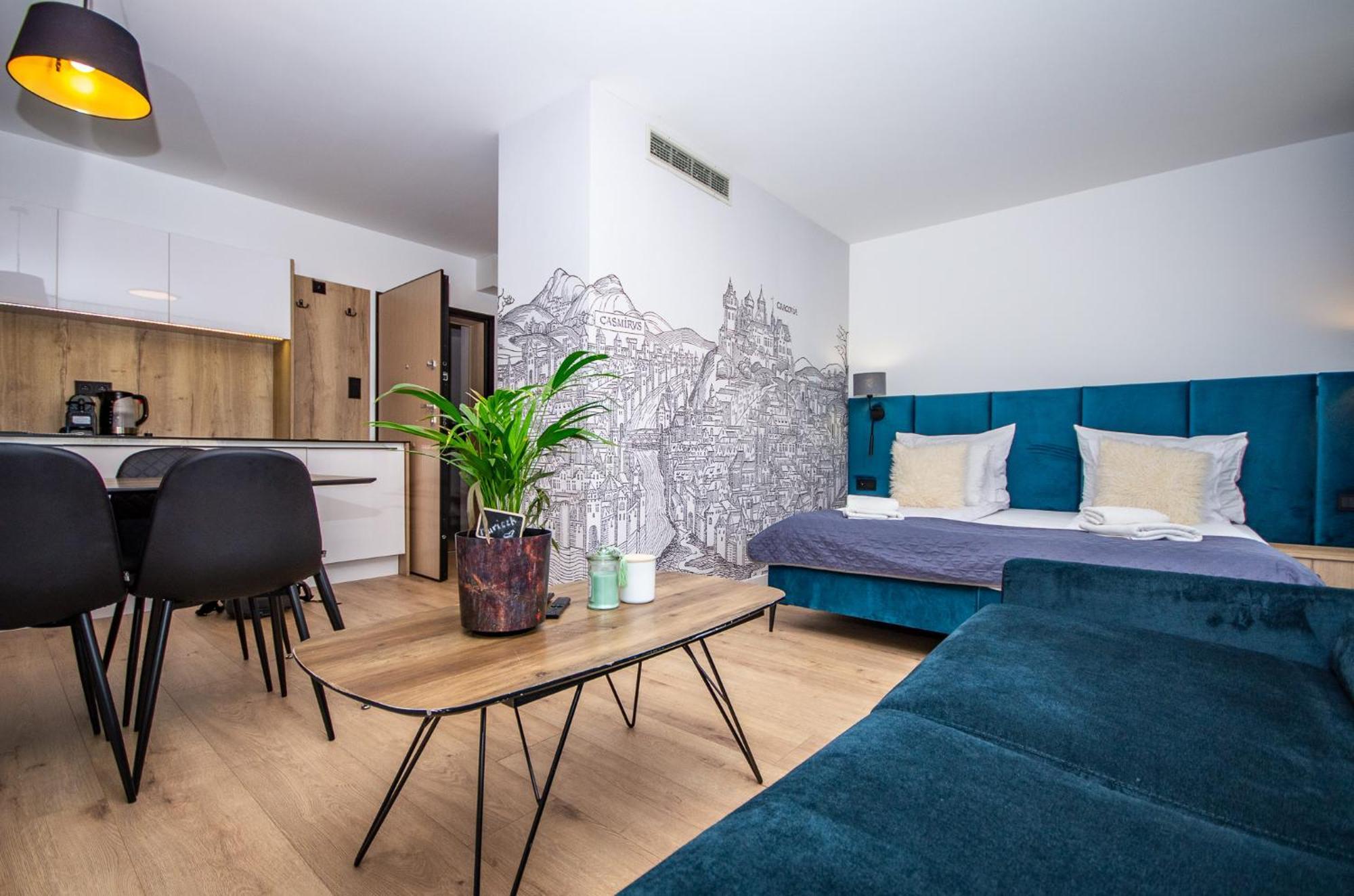 Inpoint Apartments G15 Near Old Town & Kazimierz District & Parking Option Краків Номер фото
