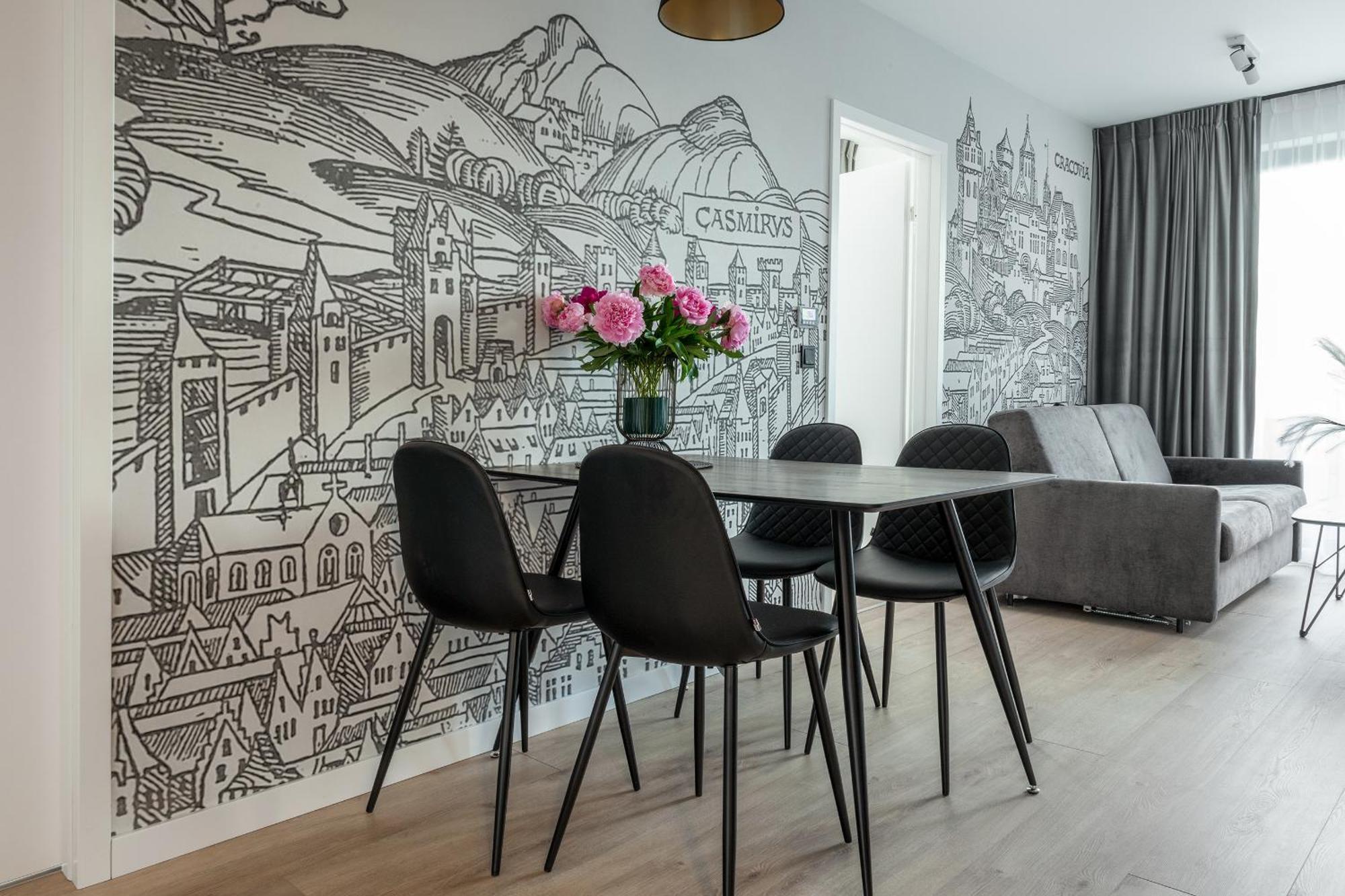 Inpoint Apartments G15 Near Old Town & Kazimierz District & Parking Option Краків Номер фото
