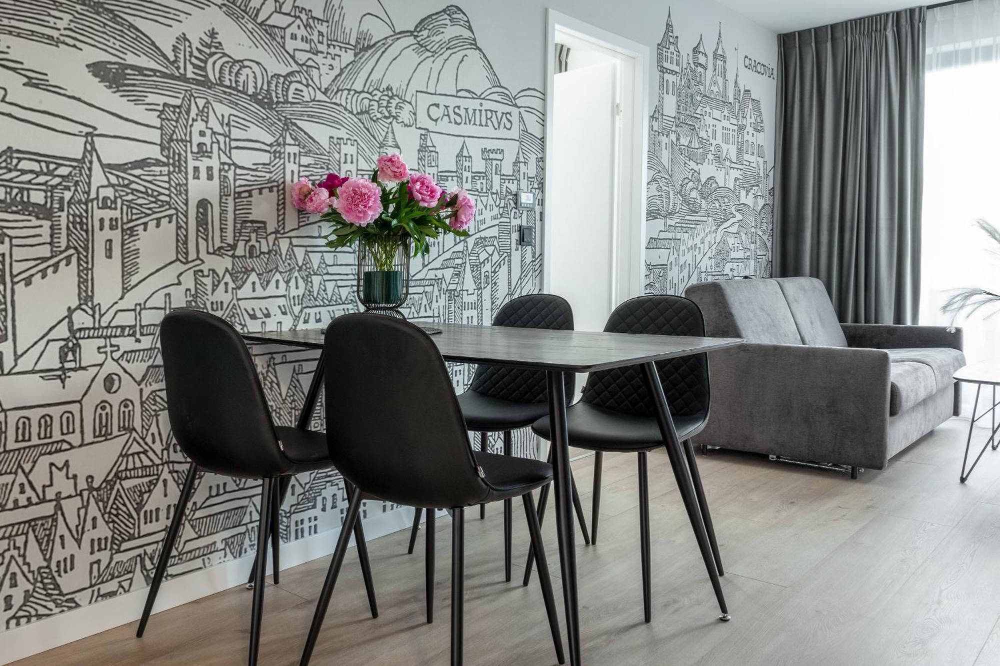 Inpoint Apartments G15 Near Old Town & Kazimierz District & Parking Option Краків Номер фото